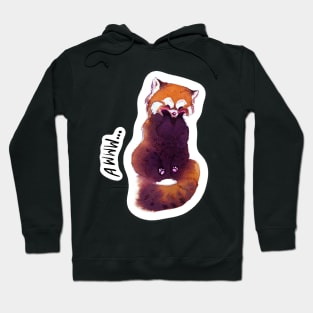 Shy Red Panda Hoodie